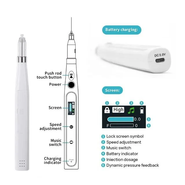 دستگاه تزریق بی حسی دندانپزشکی Anesthesia Pen — تصویر ۳