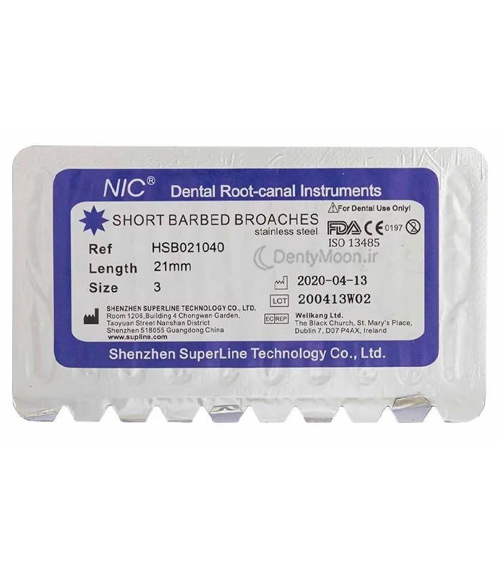 باربروچ Barbed Broaches NIC — تصویر ۲