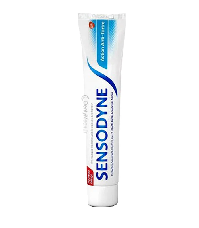 خمیر دندان ضد پوسیدگی سنسوداین  sensodyne action anti-tartre