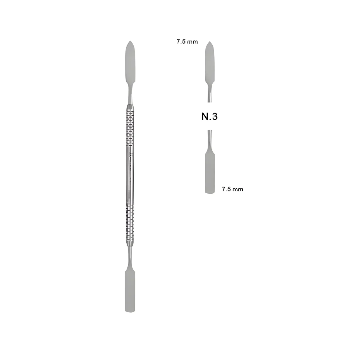 اسپاتول محکمه دو سر مدسی مدل Cement Spatula — تصویر ۴
