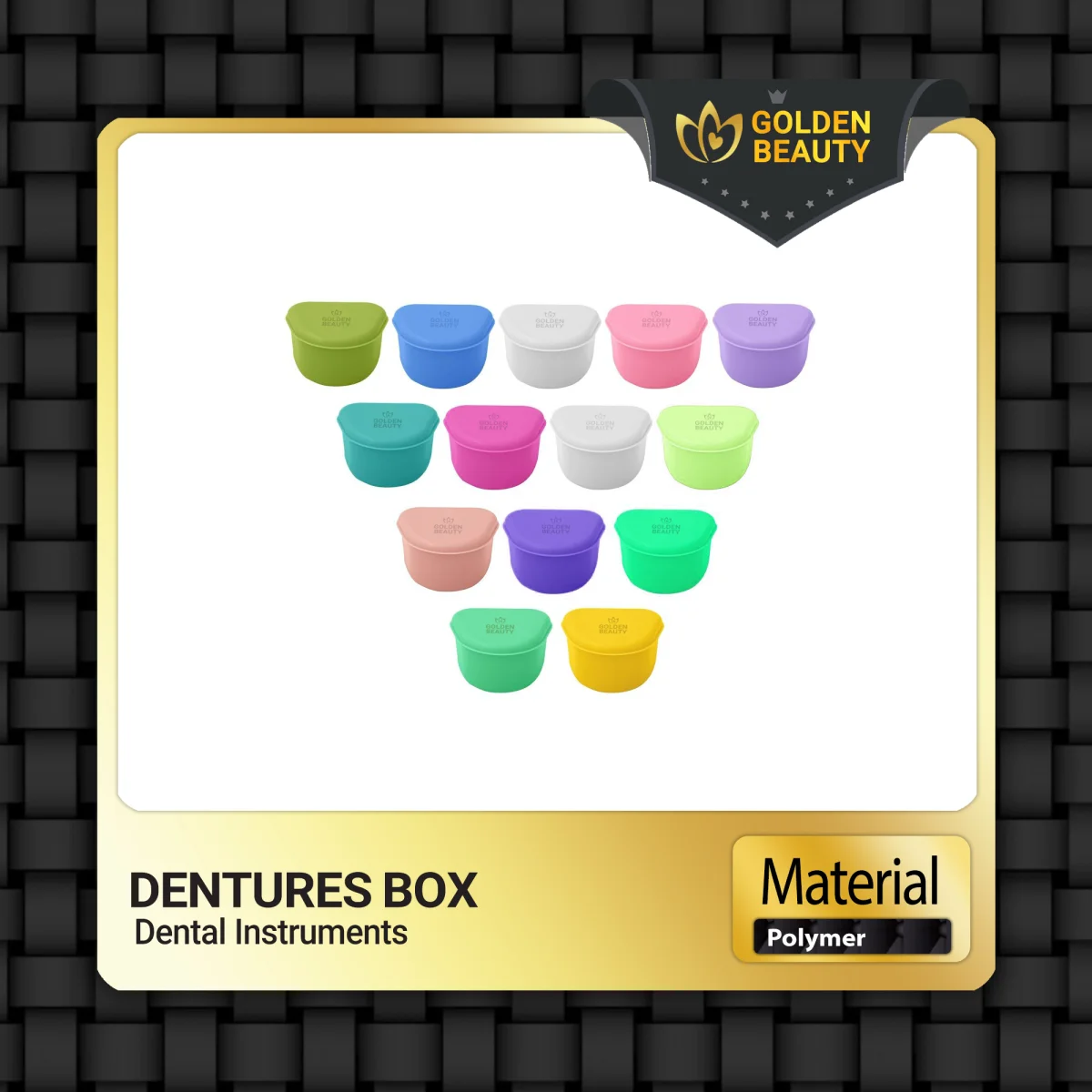 محفظه نگهداری دندان مصنوعی گلدن بیوتی مدل Denture — تصویر ۲