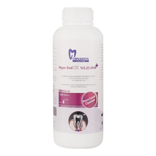 محلول هایپو کلرید سدیم مروابن مدل Hypo Endox حجم 1000 میلی لیتر
