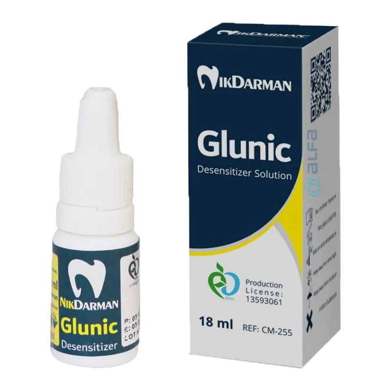 محلول ضدحساسیت نیک درمان   Glunic Desensitizer