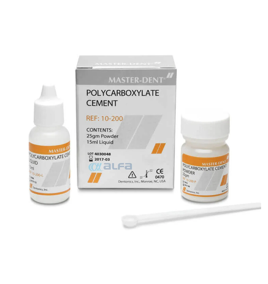 سمان پلی کربکسيلات کوچک مستردنت Polycarboxylate Cement