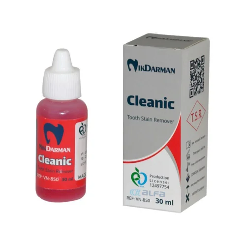 محلول لکه بر دندان نیک درمان Cleanic