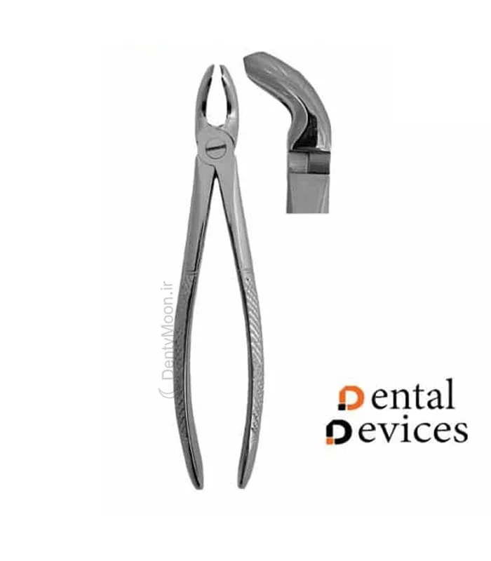 فورسپس مولر پایین زاویه دار دنتال دیوایس Dental Devices