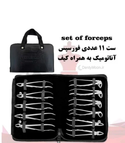 ست فورسپس بزرگسال آناتومیک 11 عددی کاریزما Charisma