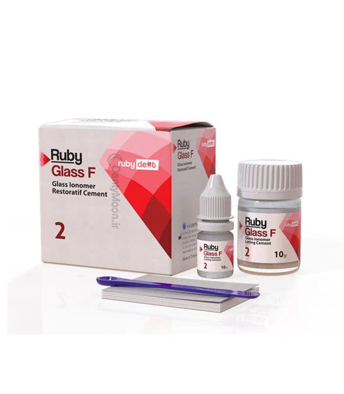 سمان گلاس آینومر ترمیمی روبی Ruby Glass F
