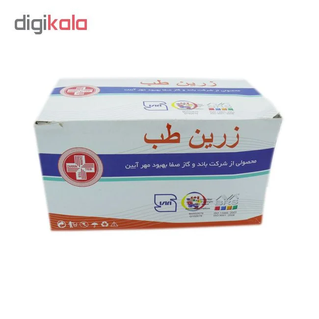گاز استریل زرین طب مدل Z10 بسته 150 عددی — تصویر ۲
