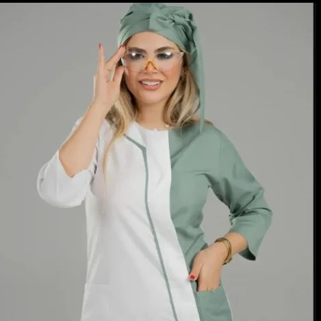 اسکراب پزشکی 2 رنگ سدری سفید
