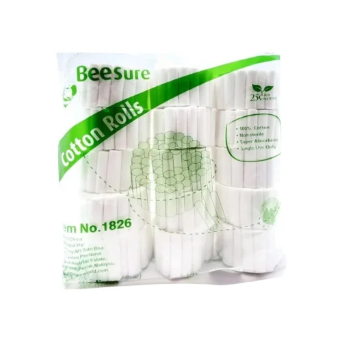 رول پنبه بی شور - cotton rolls BeeSure