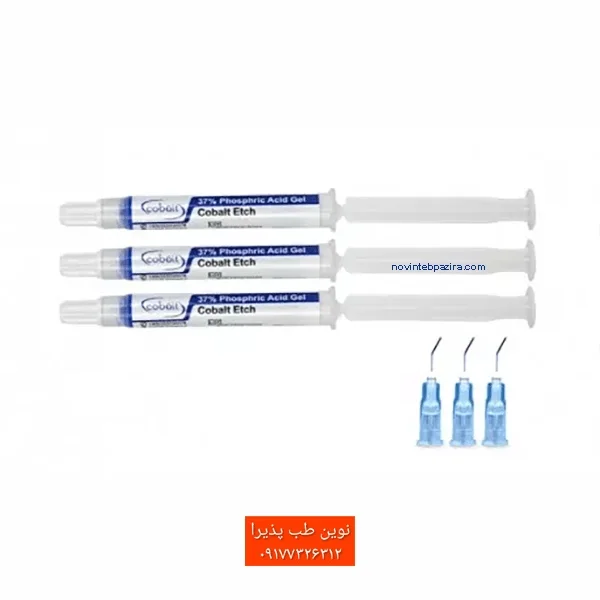 ژل اسید اچ کبالت 3 سرنگ  Cobalt Etch 37% — تصویر ۲