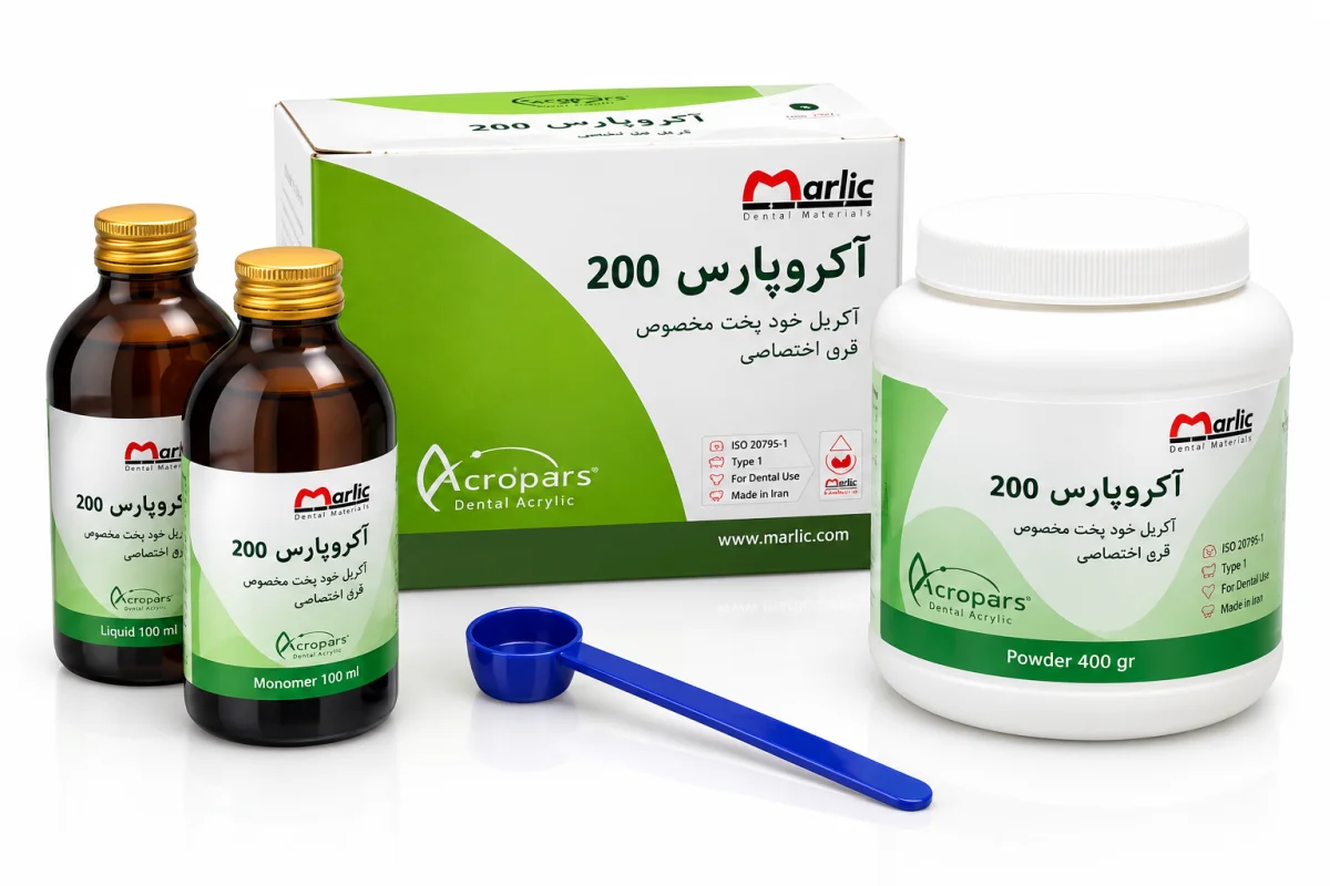 آکریل قاشقک آکروپارس ( پک کامل )