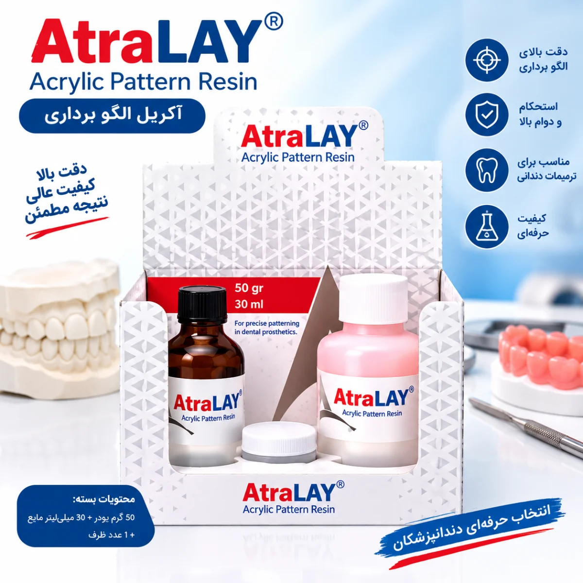 آکریل الگوبرداریAtraLAY