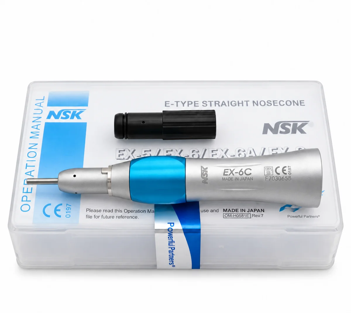 هندپیس مستقیم NSK مدل EX-6C | هندپیس دندانپزشکی