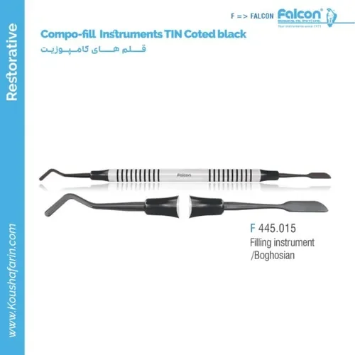 قلم کامپوزیت Filling Instrument Boghosian TIN Coted Black // فالکن