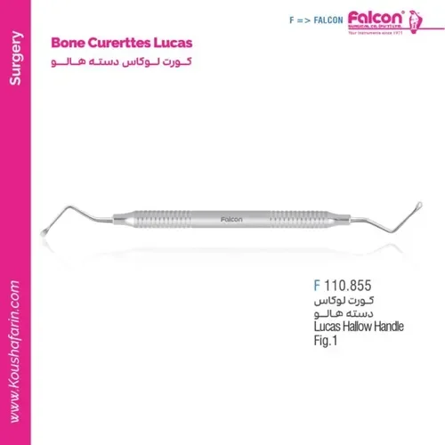 کورت قاشقی لوکاس دسته هالو فالکن F 110.855 S