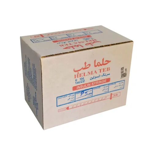 سرنگ انسولین سر سوزن جدا حلما طب – helmaTeb insulin syringe
