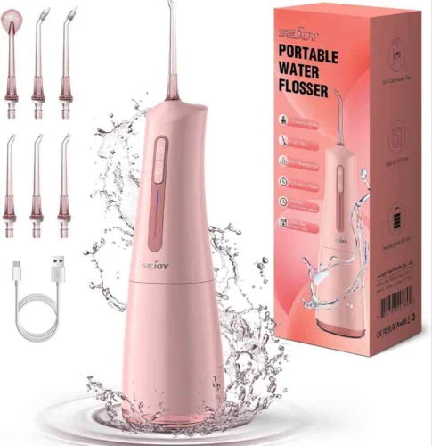 واتر جت دندان Sejoy Water Flosser مخزن 300 میلی‌ لیتر ضد آب IPX7