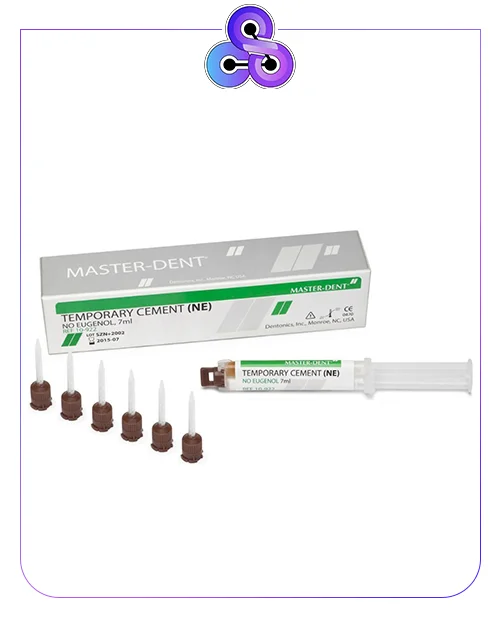 سمان موقت فاقد اژنول (Tempo Bond) اتومیکس 8گرم مستر دنت