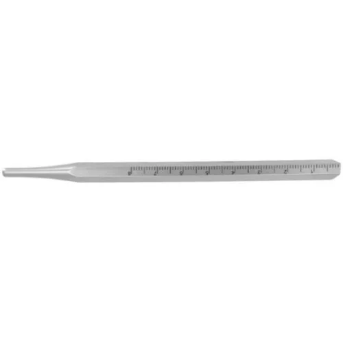دسته آینه استیل ضد زنگ مدرج شش ضلعی Satin Finished کد474 هانینکرات