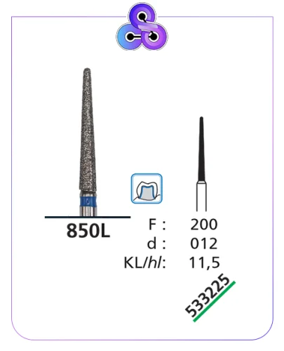 فرز الماسه تراش سبز کد شرکت 533225DFS کد عمومی 850L/200/012