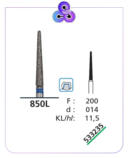 فرز الماسه تراش سبز کد شرکت 533235DFS کد عمومی 850L/200/014