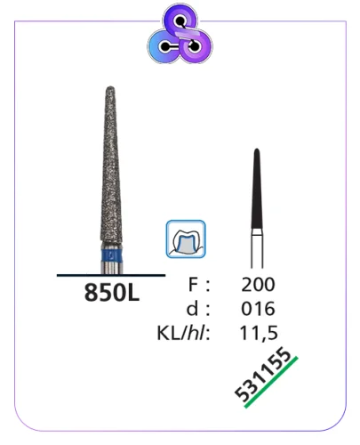 فرز الماسه تراش سبز کد شرکت 531155DFS کد عمومی 850L/200/016