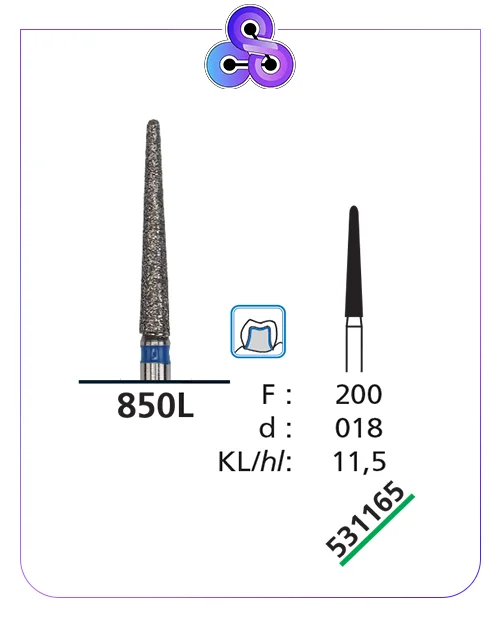 فرز الماسه تراش سبز کد شرکت 531165DFS کد عمومی 850L/200/018