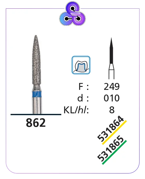 فرز الماسه تراش سبز کد شرکت 531865DFS کد عمومی 862/249/010
