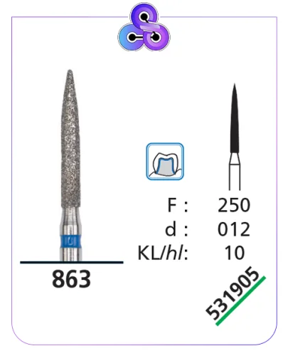 فرز الماسه تراش سبز کد شرکت 531905DFS کد عمومی 863/250/012