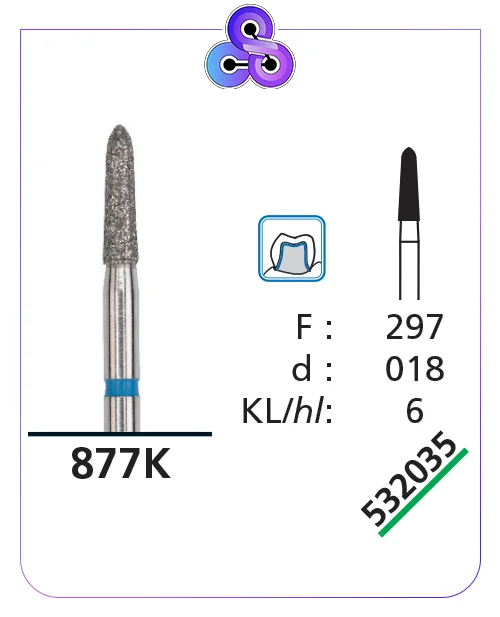 فرز الماسه تراش سبز کد شرکت 532035DFS کد عمومی 877/297/018