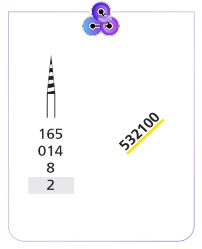 فرز مارپیچ زرد(سوپرفاین)کد شرکت 532100DFS کد عمومی 504/165/014 (دو عددی)