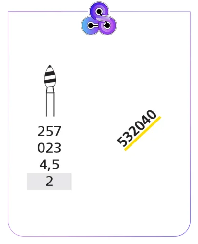 فرز مارپیچ زرد(سوپرفاین) کد شرکت 532040DFS کد عمومی 504/257/023 (دو عددی)