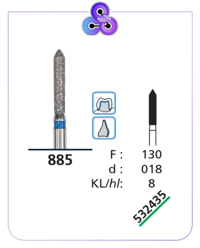فرز الماسه تراش سبز  کد شرکت 532435DFS کد عمومی 885/130/018