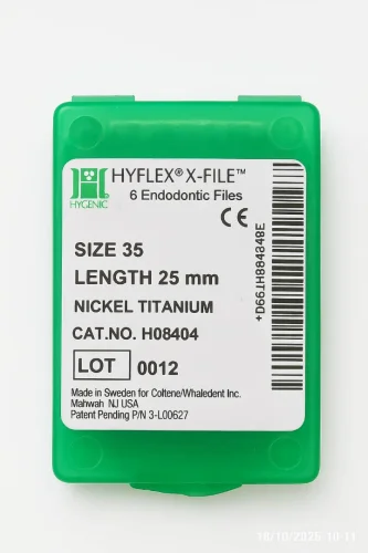 ایکس فایل دستی نیکل تیتانیوم های فلکس 25mm (اصل سوئد)