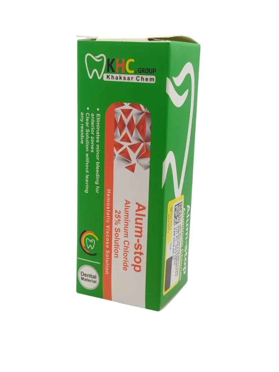 محلول هموستات الومینیوم کلراید ۲۵% KHC