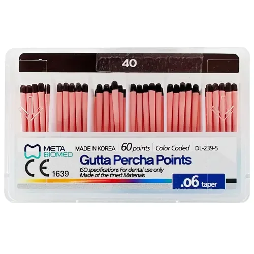 گوتا پرکا 6% متا - Meta Gutta Percha Points