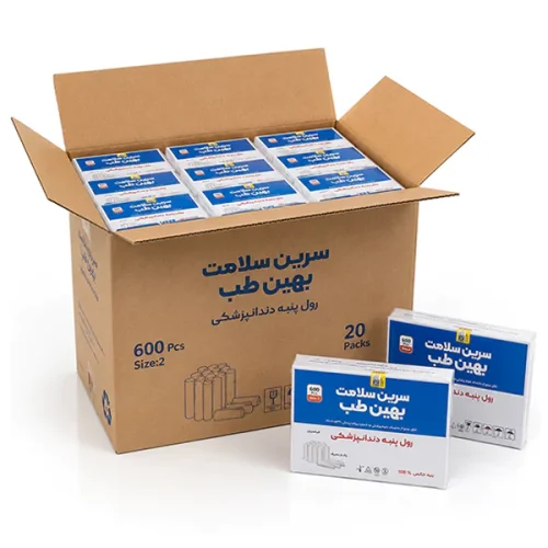رول پنبه سرین سلامت 1 کارتن (10بسته 600 عددی)