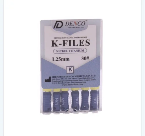 کا فایل دستی K-File نیکل تیتانیوم25میلیمتری DENCO