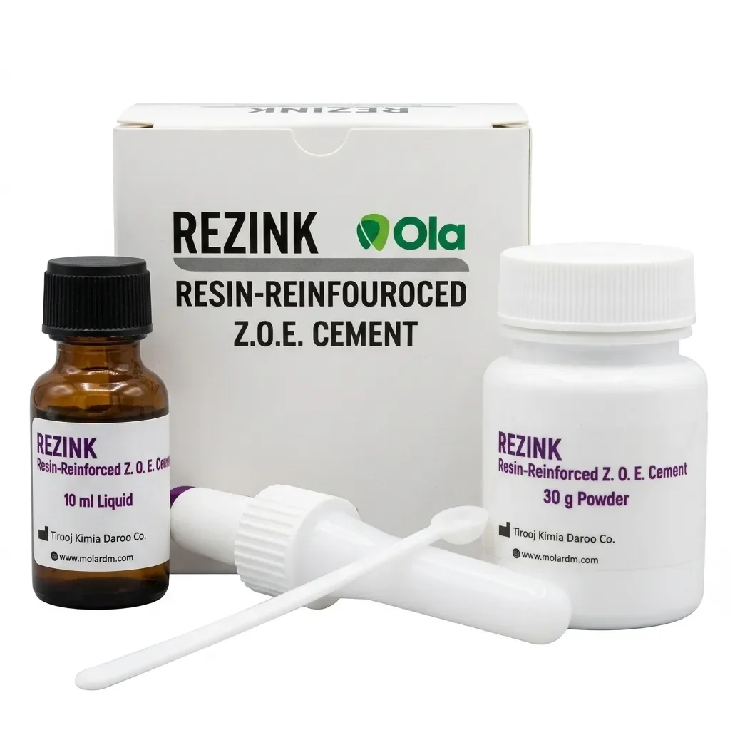 سمان زینک اکساید-اوژنول (ZOE) تقویت شده با رزین