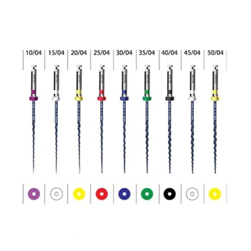 فایل روتاری آبی تیپر ثابت 4% طولIncidental 25mm