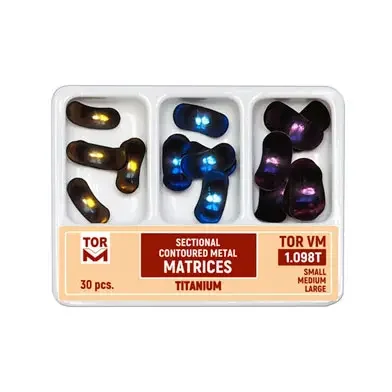 کیت سکشنال ماتریکس تیتانیومی 30 عددی 3 سایز - Torvm 1/098T