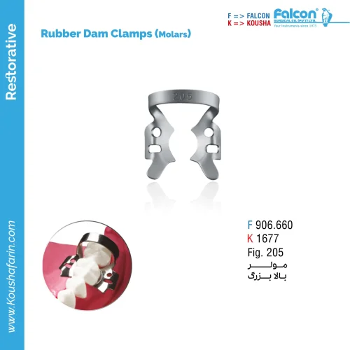 کلمپ مولر بالا بزرگ Falcon - (fig:205)