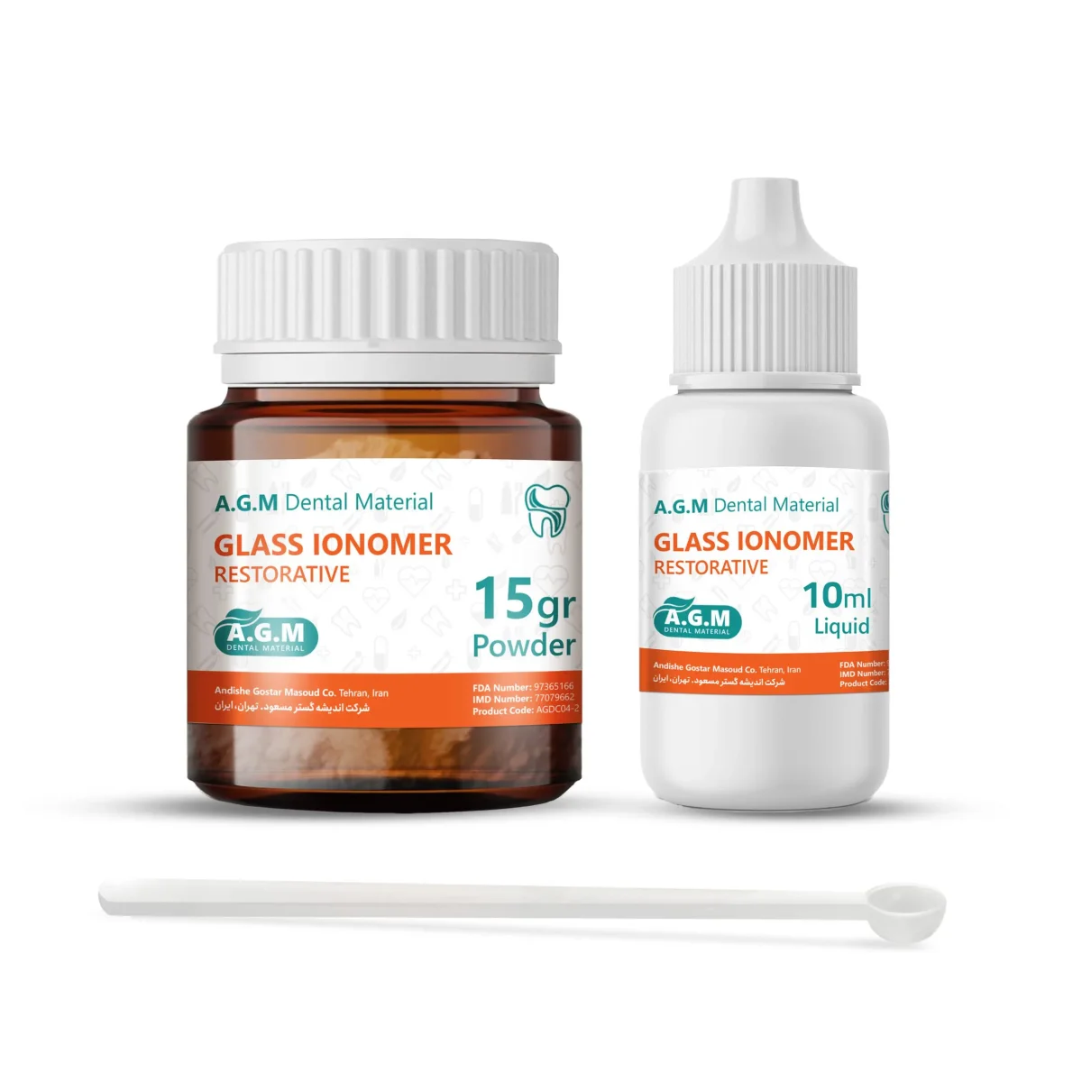 گلس آینومر ترمیمی سلف کیور - AGM — تصویر ۲