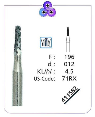 فرزکران کات کارباید کد شرکت 411582DFS کد عمومی 196/012