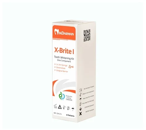 کیت بلیچینگ تک جرئی22%، دو سرنگ3میل(7.5گرم)+ژل ضدحساسیت+ژل محافظ لثه نیک درمان