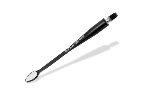 BLACK MICROflex rhodium, drop shape 3×6 mm