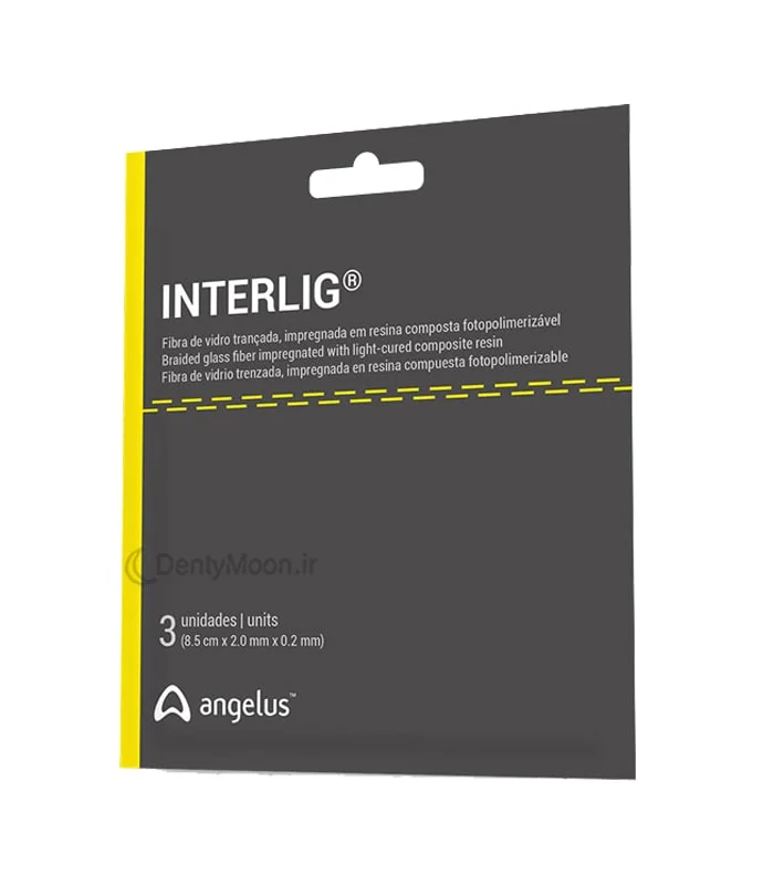 نوار فایبر ساخت FRC و اسپیلنت دندان آنجلوس Angelus Interlig