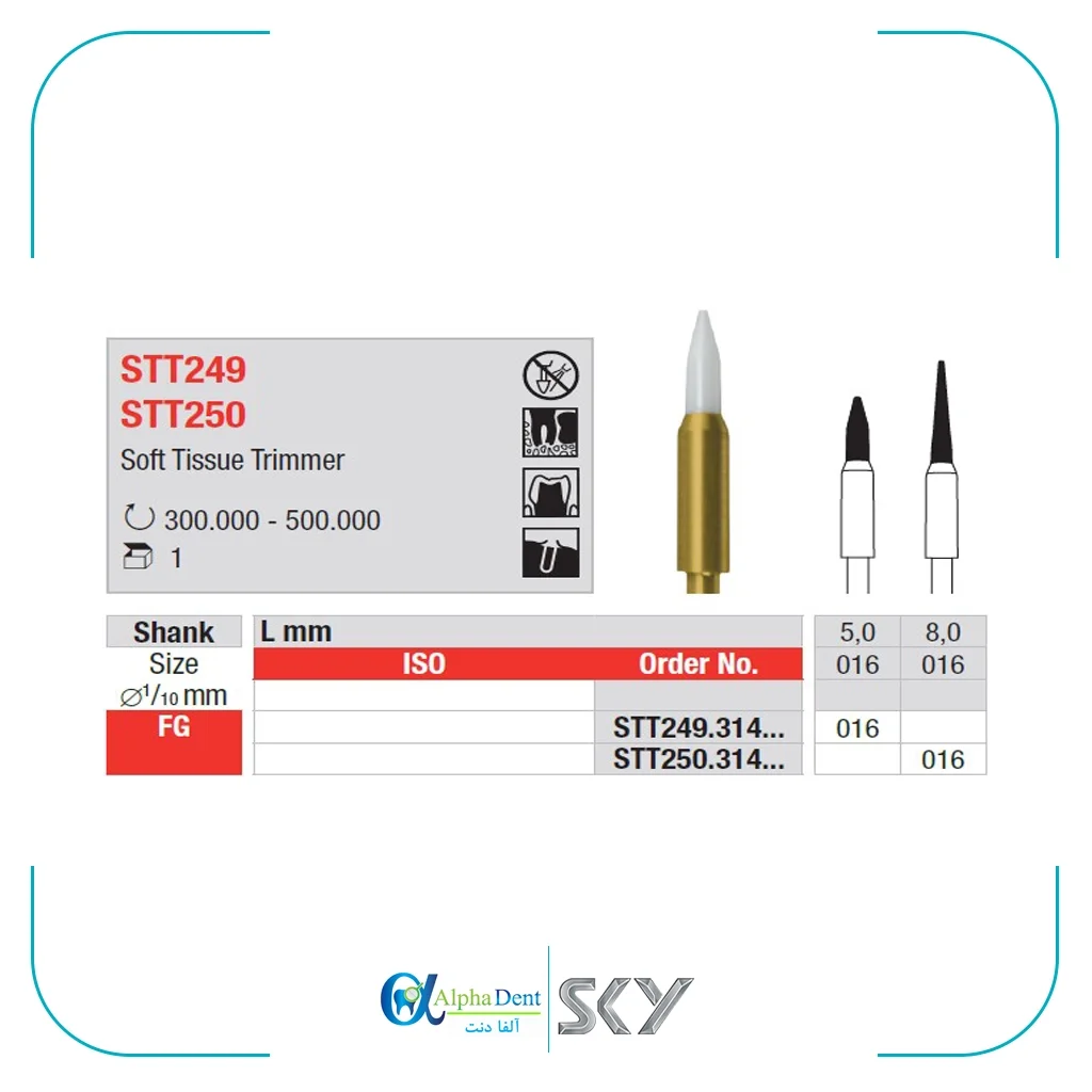 فرز سرامیکی CTT (CERAMIC TISSUE TRIMMER) — تصویر ۲